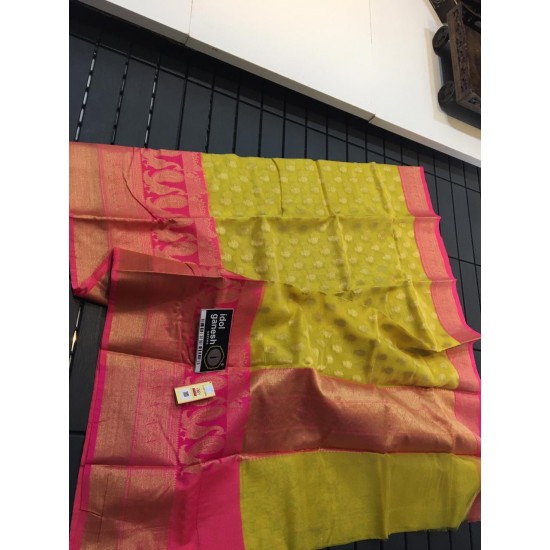 IG502 Pure handloom kanchi kora sarees
