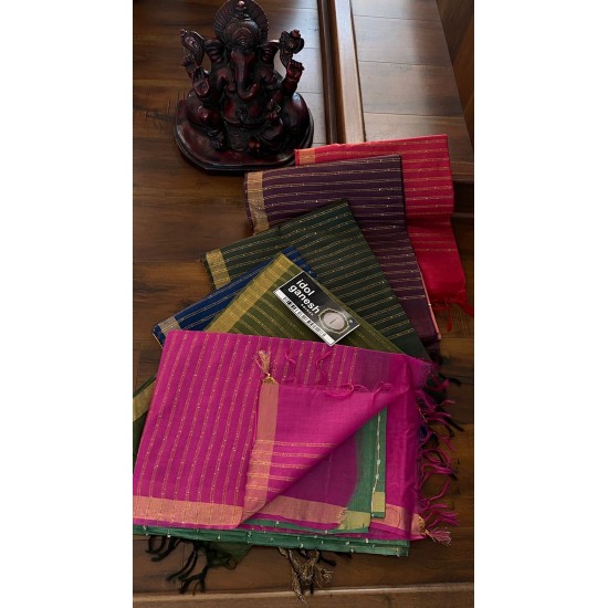 IG5021lite weight tussar sarees 