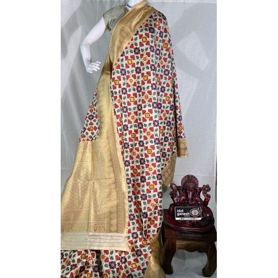 IG5058 pure Patola weaving pattu IG5058 pure Patola weaving pattu