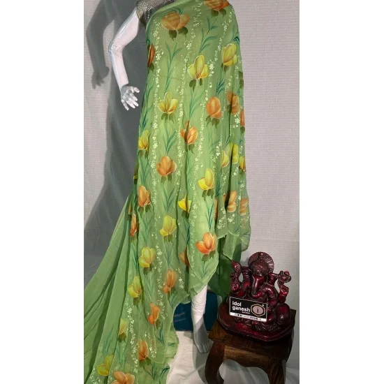 IG5061pure Handloom shifone georgette