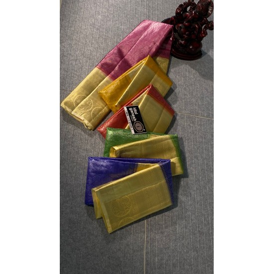 IG5084 lite weight  beautiful kanjivaram soft fancy pattu 