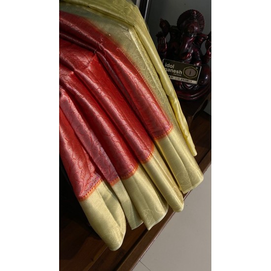 IG5084 lite weight  beautiful kanjivaram soft fancy pattu 