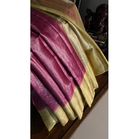 IG5084 lite weight  beautiful kanjivaram soft fancy pattu 