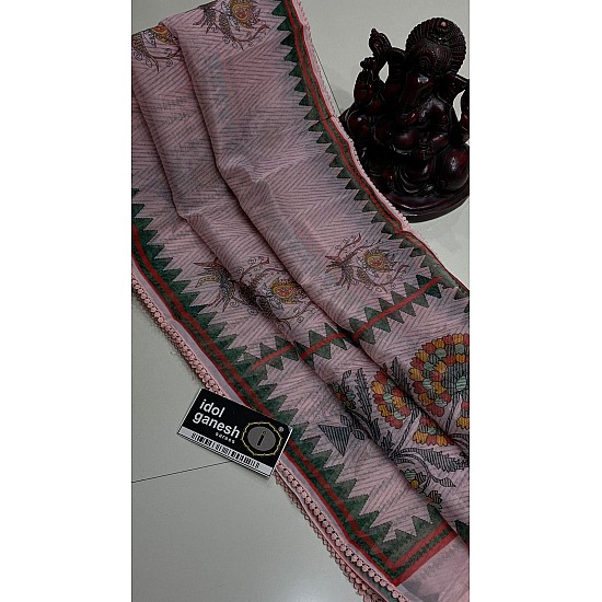 IG5087 lite weight organja sarees   