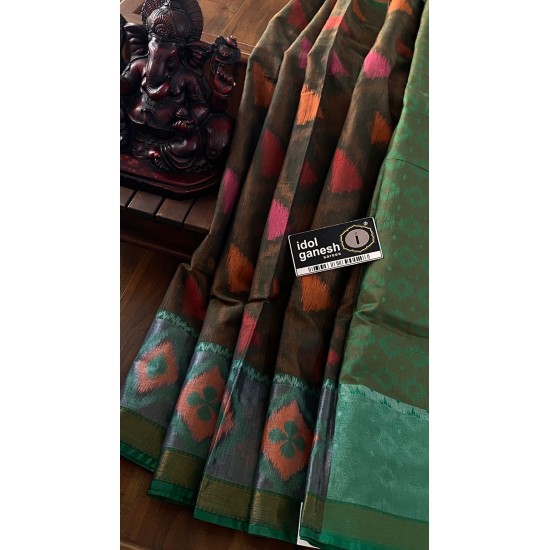 IG5120 lite weight Soft chanderi ikkat Weaving IG5120 lite weight Soft chanderi ikkat Weaving