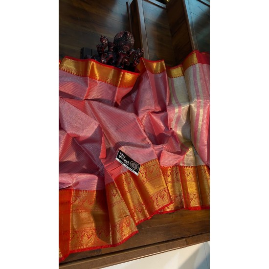 IG5129 lite weight Kanchi tissue sarees