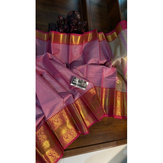 IG5129 lite weight Kanchi tissue sarees