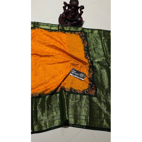 IG5153 pure Handloom silk jari Kanchi weaving  4150/-