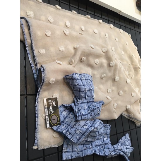 IG519 Pure handloom imported Lenin weaving