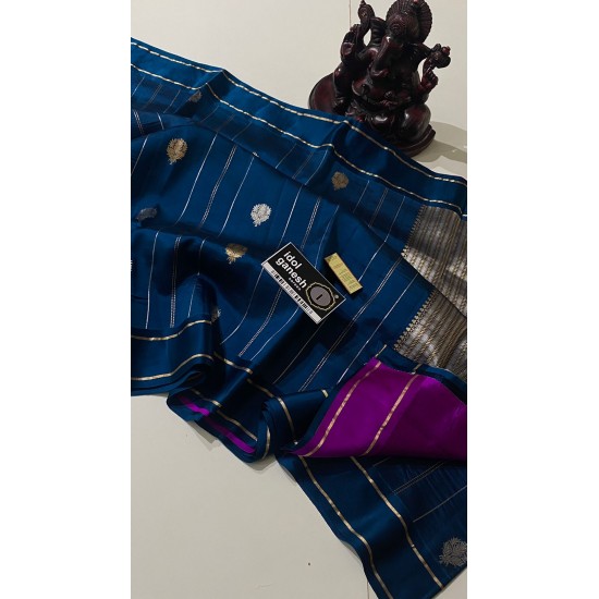 IG5225 Pure handloom raw mango pattu