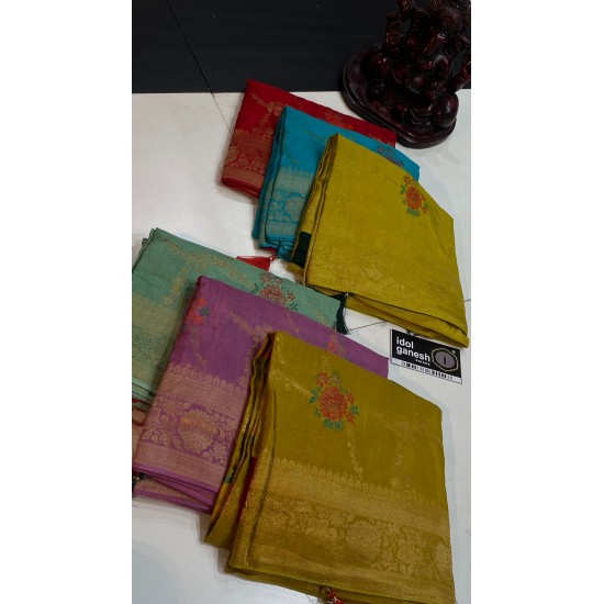 IG5248 lite weight pure munga silk pattu  