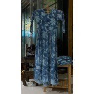 IG5263  pure cotton wrinkle crush gownes