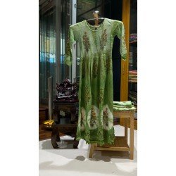 IG5265 pure cotton wrinkle crush gownes 