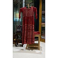 IG5266 pure cotton wrinkle crush gownes  