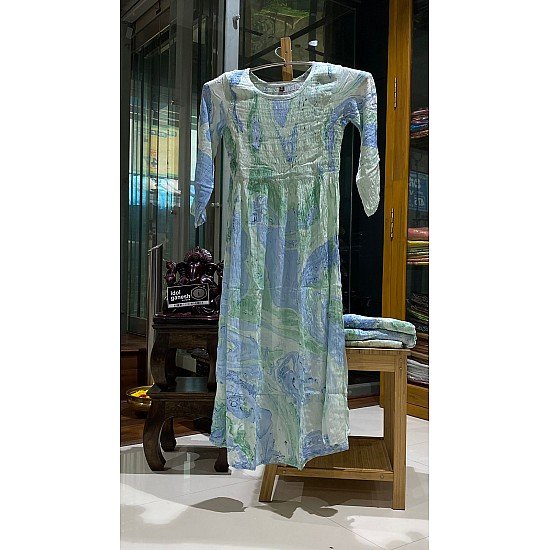 IG5268 pure cotton wrinkle crush gownes IG5268 pure cotton wrinkle crush gownes
