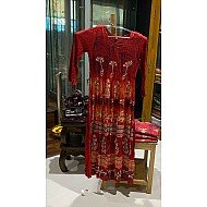 IG5275  pure cotton wrinkle crush gownes  1,100/-