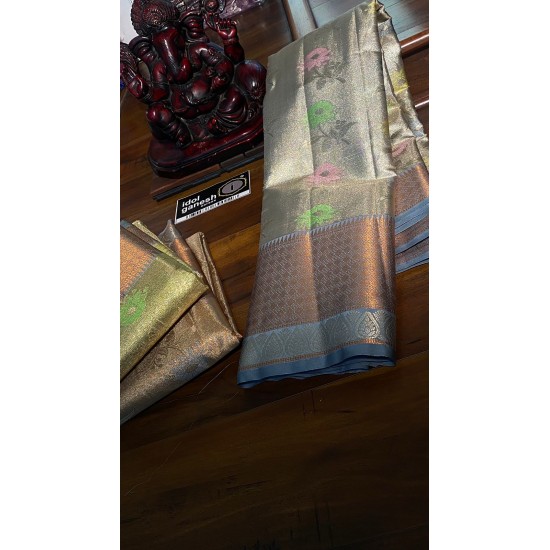 IG5294 lite weight kanchi tissue kadiyal pattu 