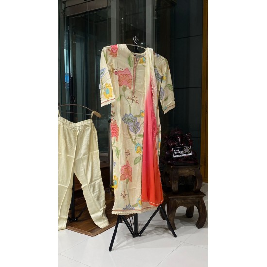 IG5298 pure muslin 3 pis suits IG5298 pure muslin 3 pis suits