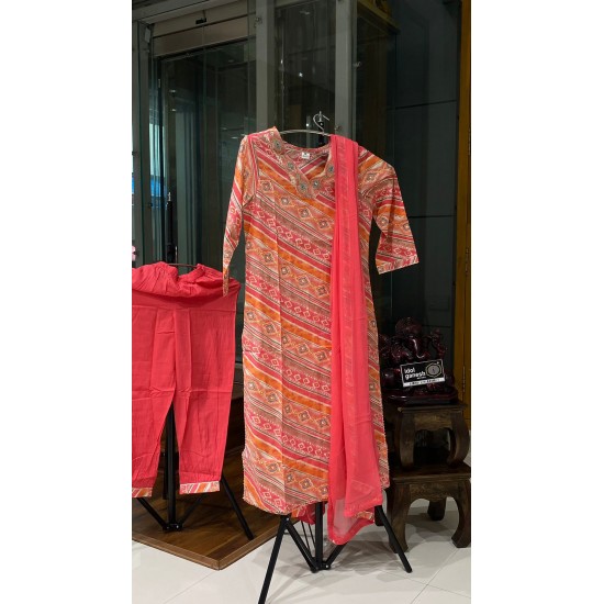 IG5299 pure cotton 3 pi’s suits IG5299 pure cotton 3 pi’s suits