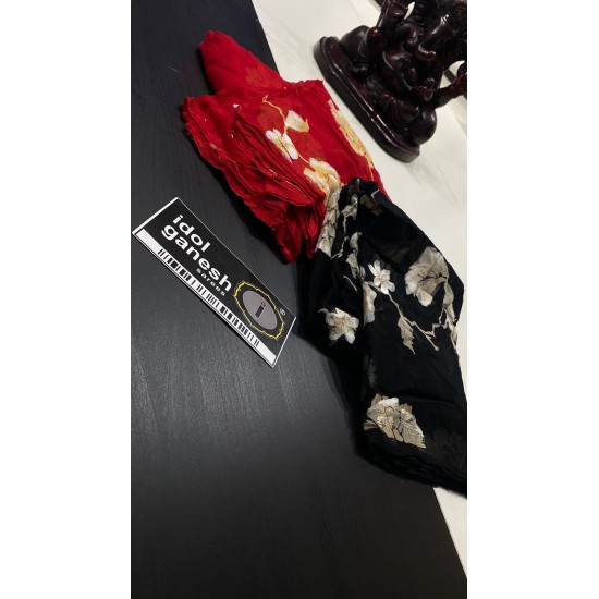 IG5302 pure handloom chiffon sarees 