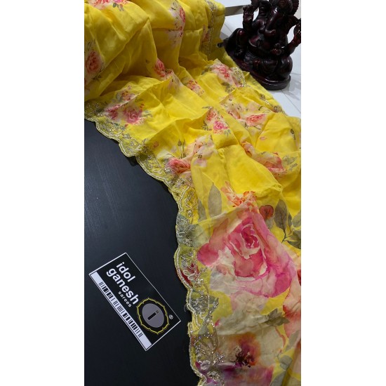 IG5308 pure handloom soft organza