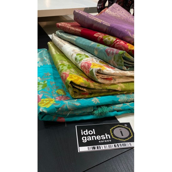 IG5310 lite weight pure soft munga silk pattu  