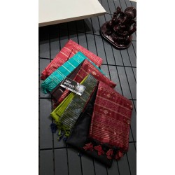 IG5316 lite weight soft tusser sarees 