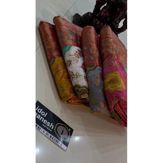 IG5324 pure modal gajji silk pattu 