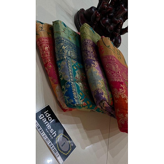 IG5325 pure munga silk pattu weaving  