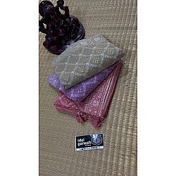 IG5334 pure handloom georgette Lucknow embroidery 