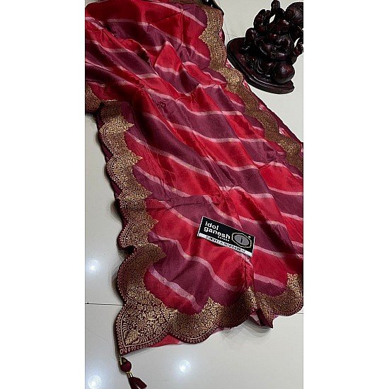 IG5359 lite weight pure munga silk pattu 