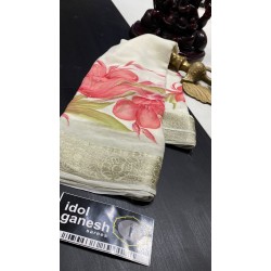 IG5439 pure handloom chiffon sarees 