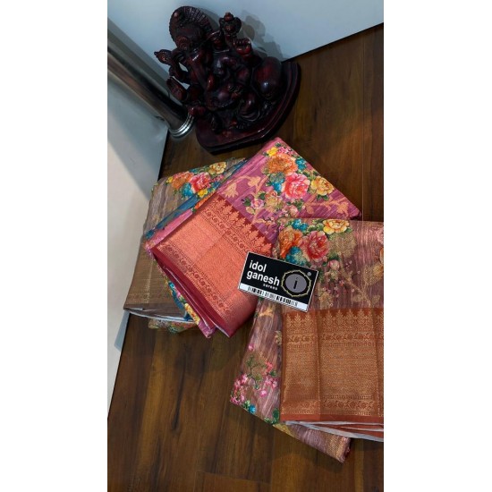 IG5492 lite weight soft silk kanchi weaving