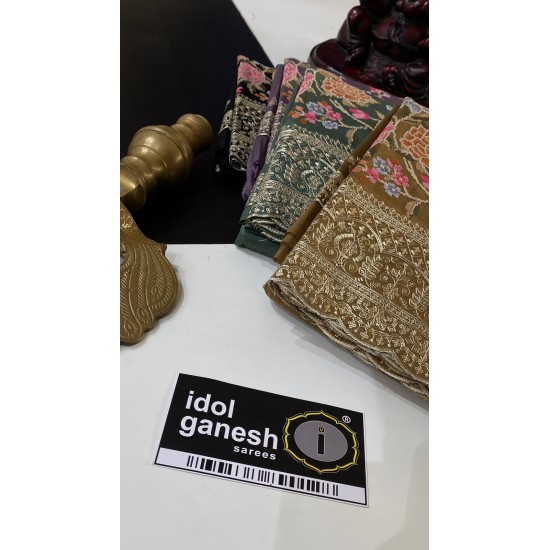 IG5522 lite weight tussar sarees 