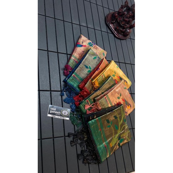 IG5525 lite weight tusser sarees 