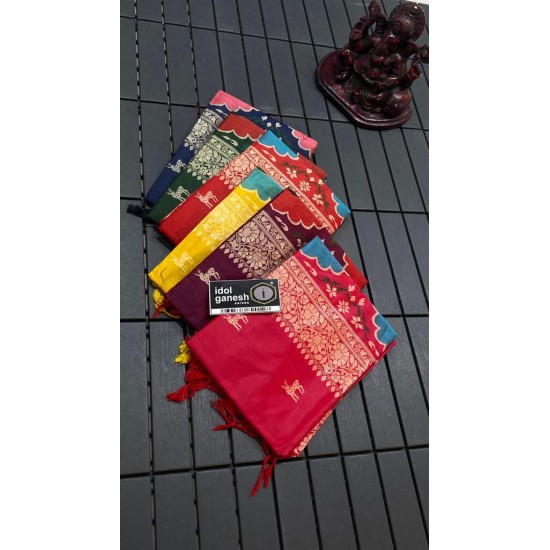 IG5526 lite weight tusser sarees 