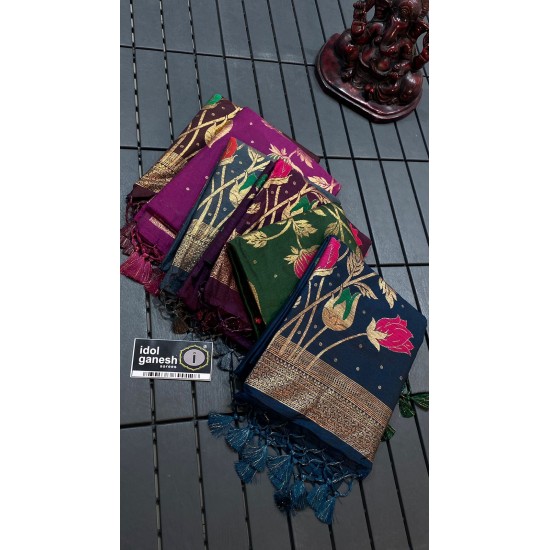 IG5532 lite weight soft Jute tussar 