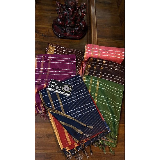 IG5546  lite weight handloom semi tussar 