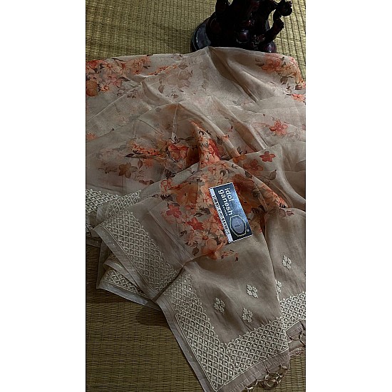 IG5571  Lite weight organza sarees  