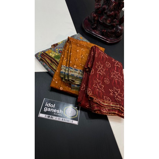IG5579 Pure Munga silk pattu  