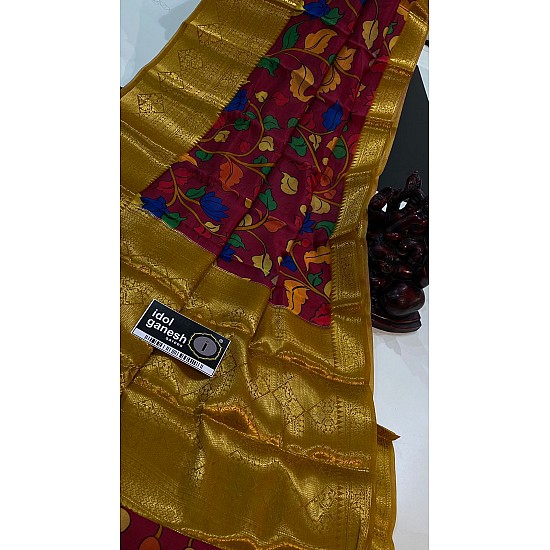 IG5582  Pure handloom chiniya  