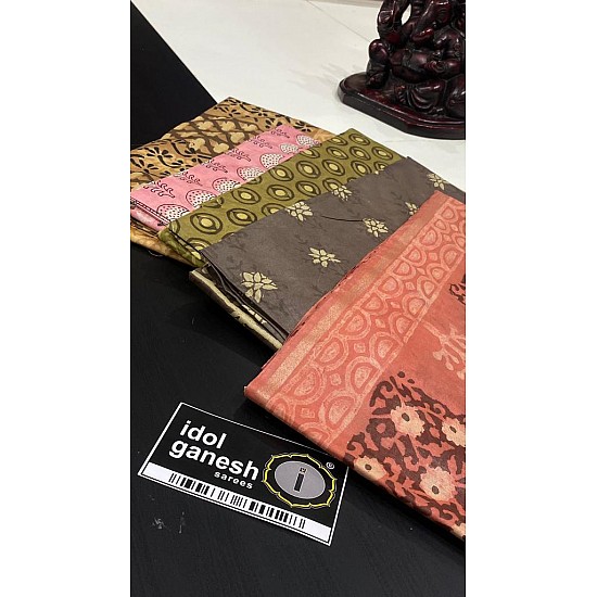 IG5591 lite weight tussar sarees  