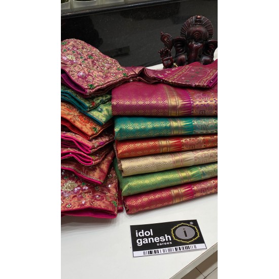 IG5607 pure kanjivaram pattu