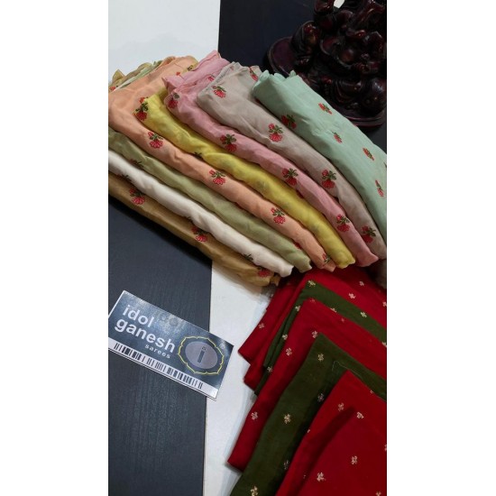 IG5651 pure handloom chinone georgette 