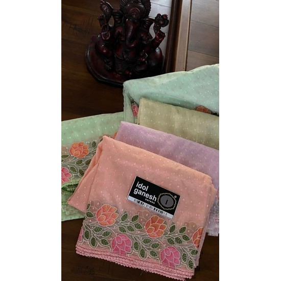 IG5654 pure handloom organza 