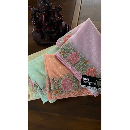 IG5656 pure handloom organza