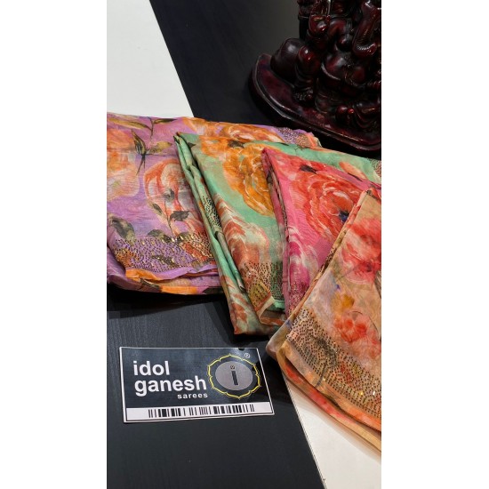 IG5671 pure handloom organza 3,195/-