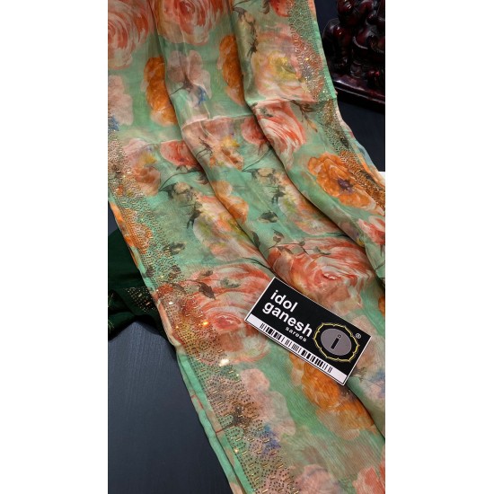 IG5671 pure handloom organza 3,195/-