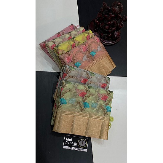 IG5696 Lite weight soft organza sarees