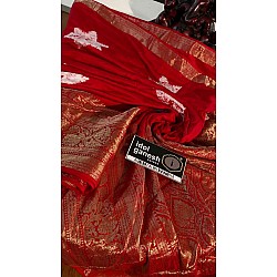 IG5710 pure handloom kanchi jari weaving